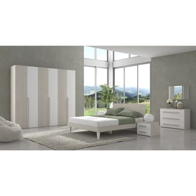 CAMERA COMPLETA ALBA CON ARMADIO BATTENTE 6 ANTE F