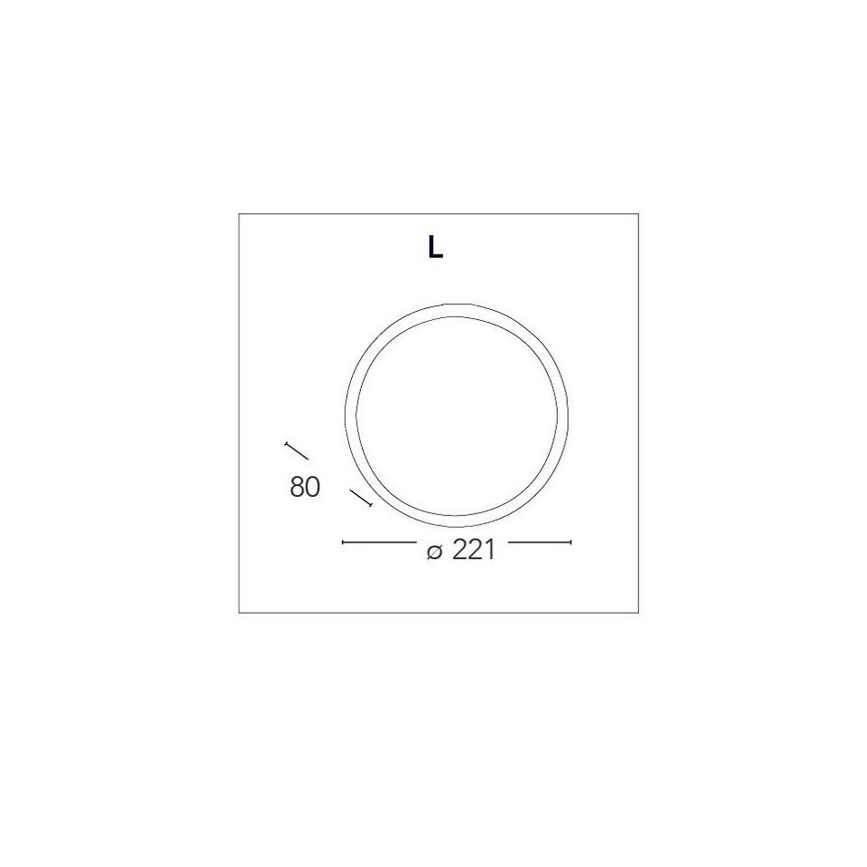 plafoniera-led-ever-grigia-20w-d-dot-22cm-4000k-ip65