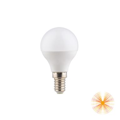 LAMPADINA LED G45 E14 3000K 7W 680LM 360°.