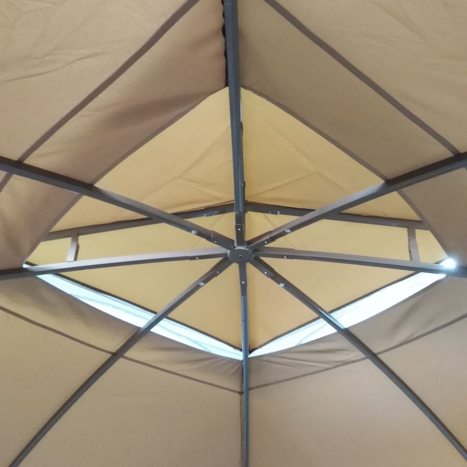 gazebo-khaki-36x36m-con-struttura-champagne