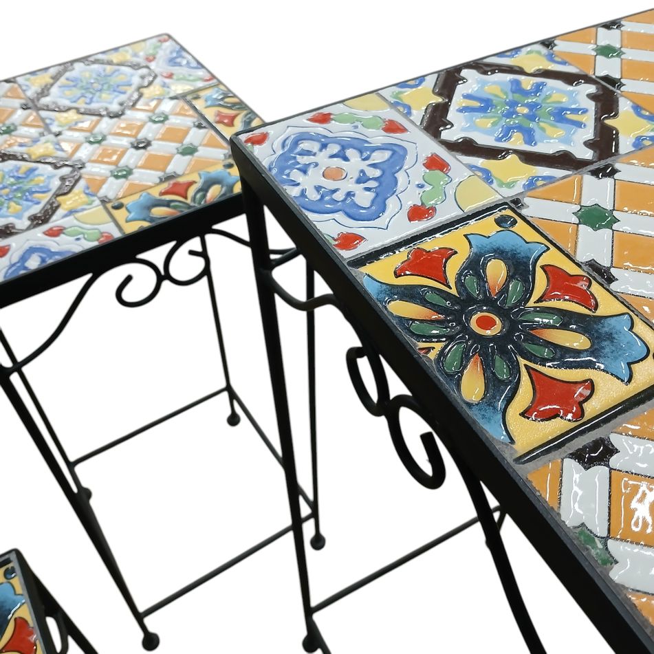 set-3-portavasi-mosaico-in-metallo-antracite