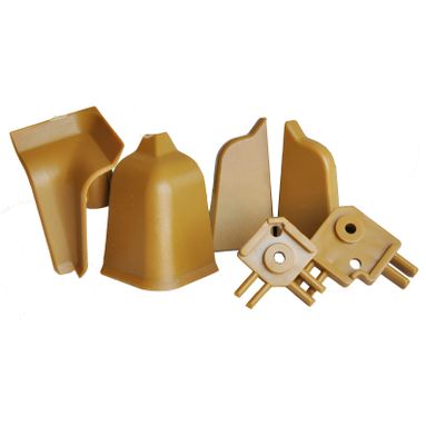 ACCESSORI MARRONI PER ALZATINA TRAPEZOIDALE