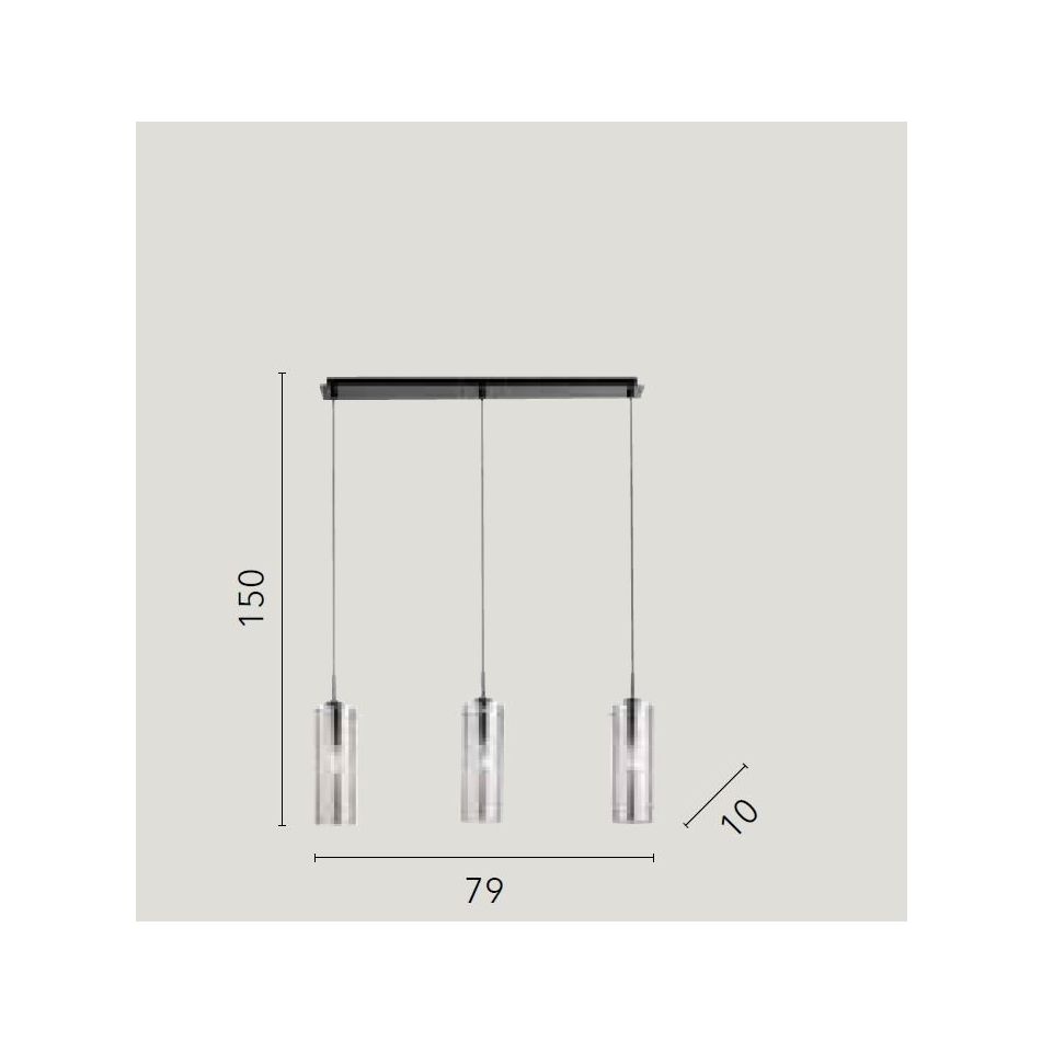 sospensione-magic-3xe27-79x10xh150cm-oro-slash-ambra