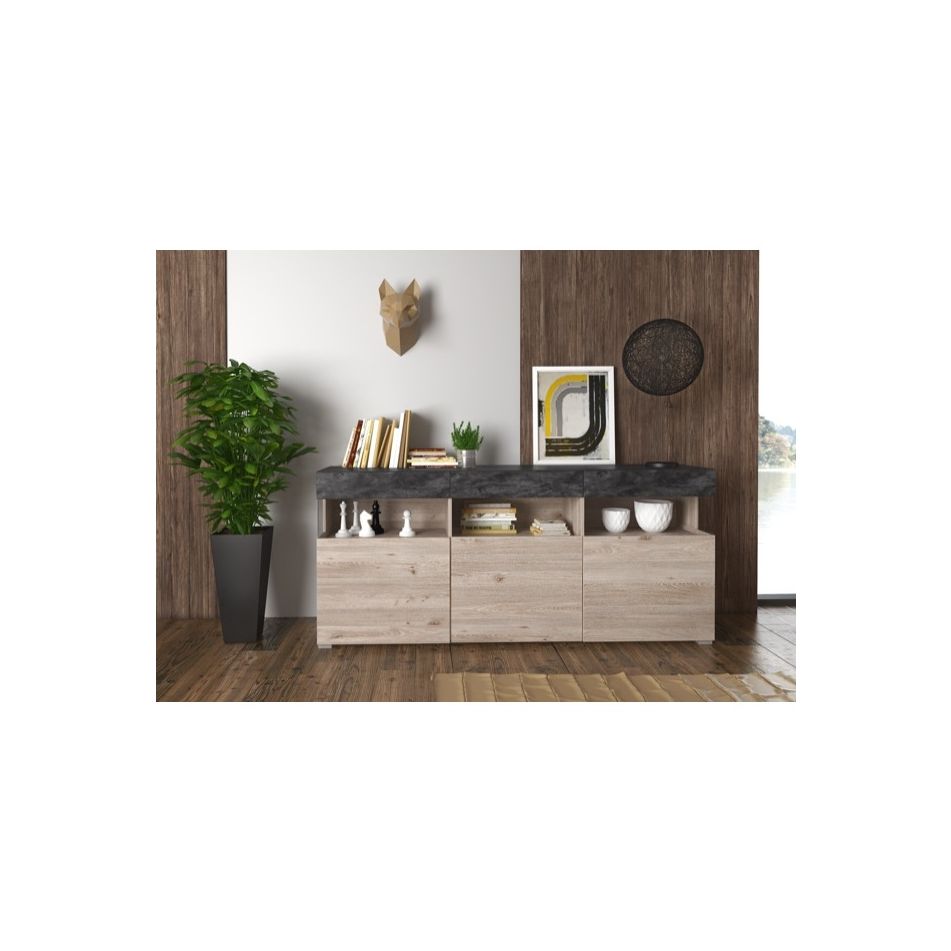 madia-ulisse-188x45xh85cm-rovere-nelson-slash-grafite