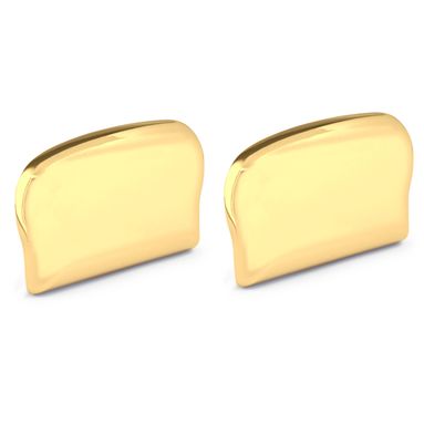 SET 2 FINALI TIPO "C" CORRIMANO 55X35MM OTTONE