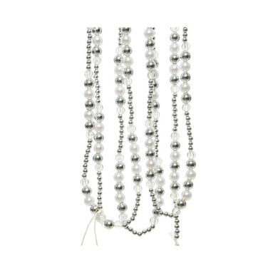 GHIRLANDA DI PLASTICA BRILLANTE SILVER H240CM