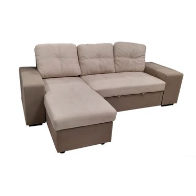 DIVANO LETTO CARA SX 255X92/163XH100CM BEIGE/TAUPE