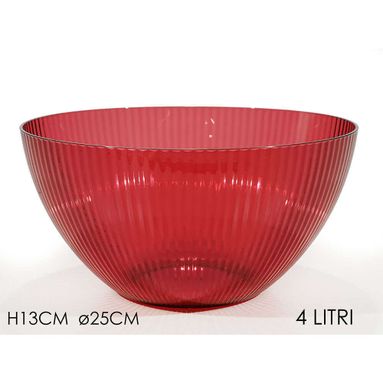 INSALATIERA GRANDE ROSSA 4LT.