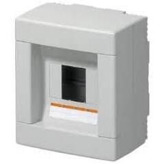 CENTRALINO PARETE IP40 SENZA PORT. 4 MODULI