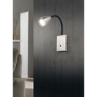 applique-wanda-flessibile-gu10-h24cm-nera-slash-acciaio