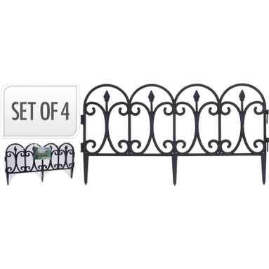 SET 4 BORDI IN PLASTICA 60XH30CM PER AIUOLE