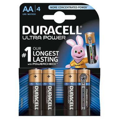 PILE DURACELL OPTIMUM STILO AA 4PZ.