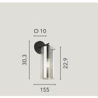 applique-magic-e27-155xh303cm-nera-slash-fume