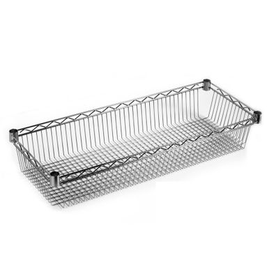 RIPIANO CONTENITORE 46X91CM CROMATO PER MONTANTI 2