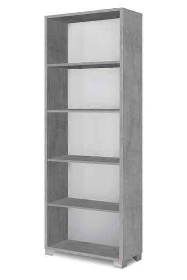 LIBRERIA A GIORNO H190 L70 KIT 70X29XH190CM STRUTTURA CEMENTO FRONTALE