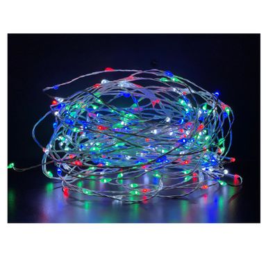CATENA LUMINOSA MODELLABILE CON 500 LED 25MT. MULTICOLOR