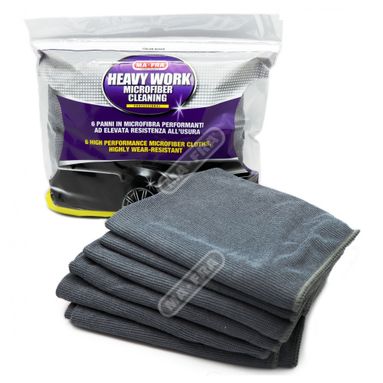SET 6 PANNI 60X40CM HEAVY WORK IN MICROFIBRA
