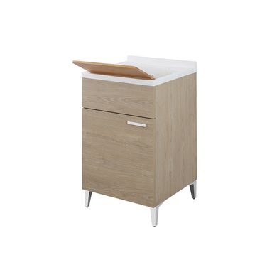 LAVATOIO STELLA 50X50XH82CM ROVERE DOLOMITE.