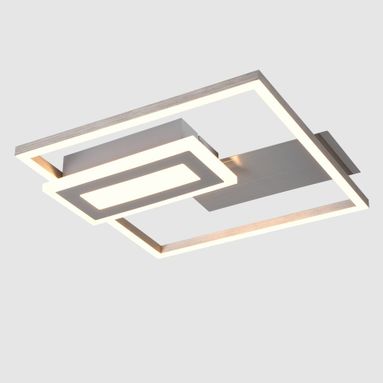 PLAFONIERA LED SPIRO 22W 33CM ACCIAIO