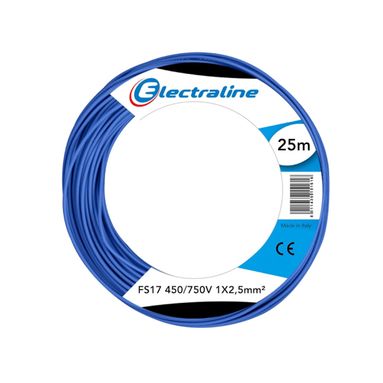 CAVO UNIPOLARE FS17 450/750V 1X2,5 25M BLU