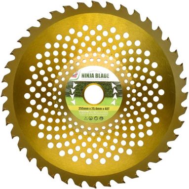 DISCO TAGLIAERBA NINJA BLADE 40 DENTI 255MM