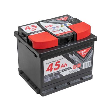 BATTERIA AUTO HIGH CAR 45AH 350A