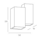 applique-foster-4xgu10-16x9xh22cm-in-gesso