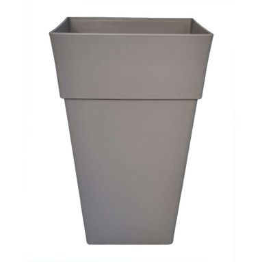 VASO QUADRO BALTIMORA 40X40XH63CM TORTORA