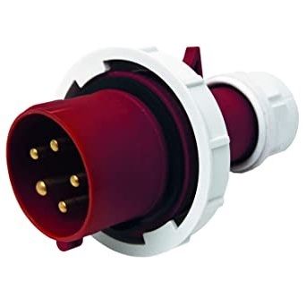 SPINA IEC 16A 3 POLI CON TERRA E NEUTRO 380V IP67