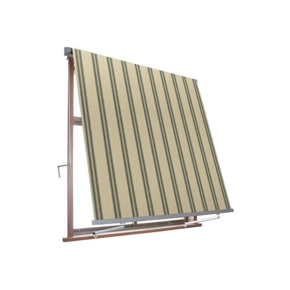 tenda-da-sole-milos-1x245m-beige-slash-verde