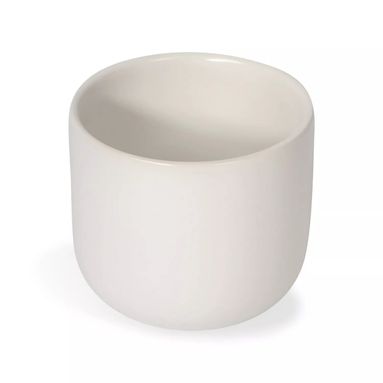 PORTASPAZZOLINI CLIZIA D.9XH8CM BIANCO PERLA.