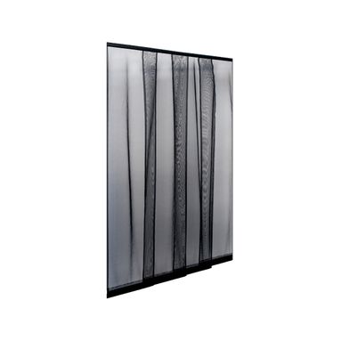 ZANZARIERA A STRISCE ECCO STRIP 140XH250CM NERA