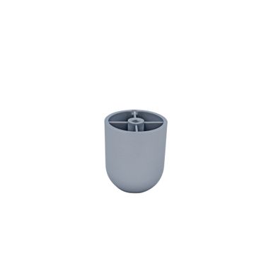PIEDINO PLAST.GRIGIO MM.50XH.60