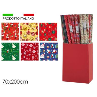 CARTA REGALO 70X200CM IN 6 MODELLI.