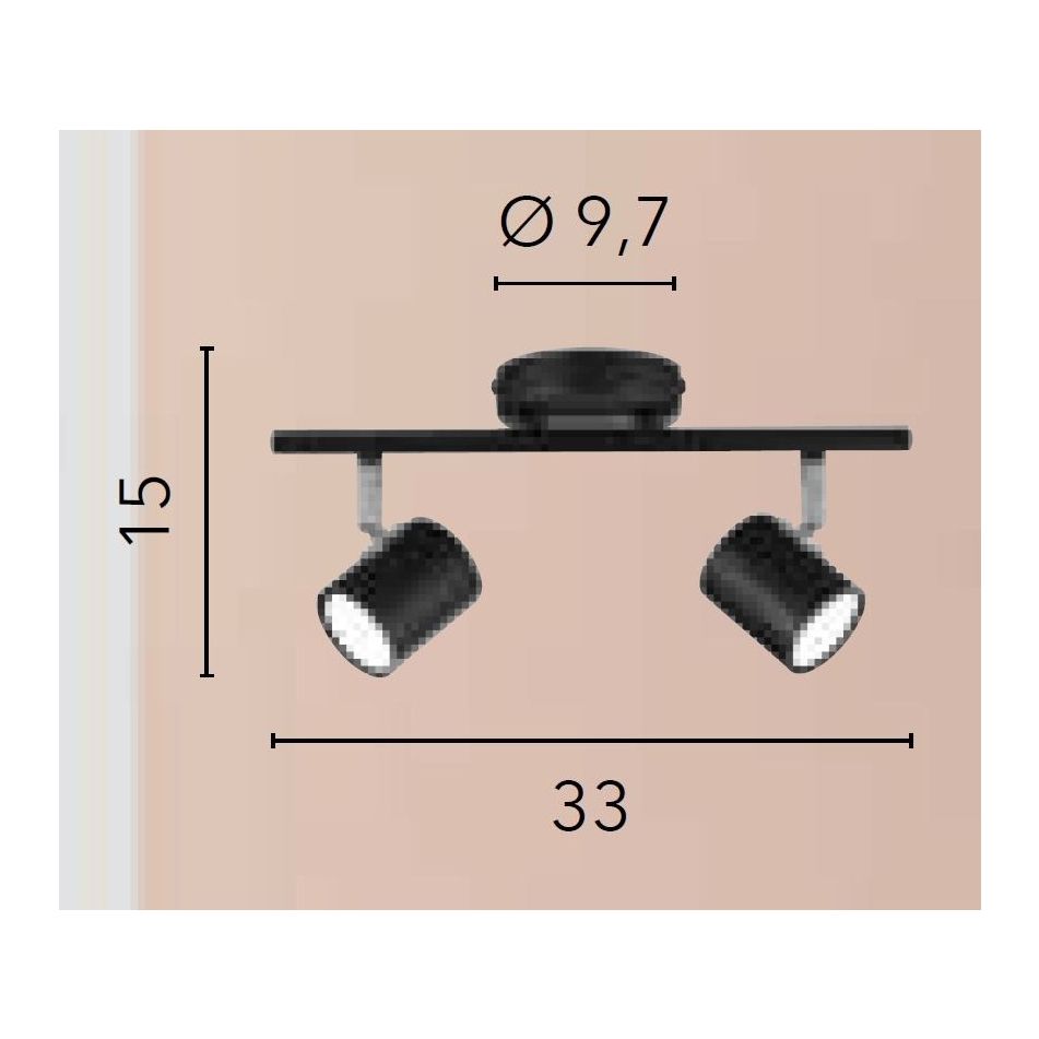 barra-2-spot-zero-bianca-gu10-33xh15cm