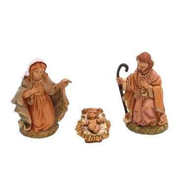 NATIVITA 10CM TETL CON 3 PERSONAGGI.