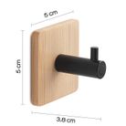 appendiabiti-quadrato-juncos-5x5h4cm-bambu-slash-nero