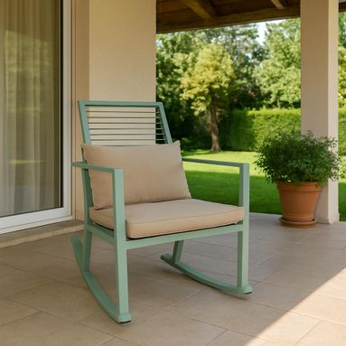 SEDIA A DONDOLO STOCCOLMA 63X88XH90CM STRUTTURA IN