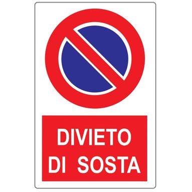 CARTELLO 20X30CM DIVIETO DI SOSTA