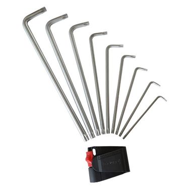 SET 9 CHIAVI LUNGHE RESISTORX