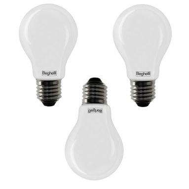 TRIPACK LAMPADA LED GOCCIA E27 8W 3000K TUTTOVETRO