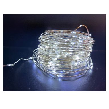 CATENA LUMINOSA MODELLABILE CON 500 LED 25MT. BIANCO FREDDO