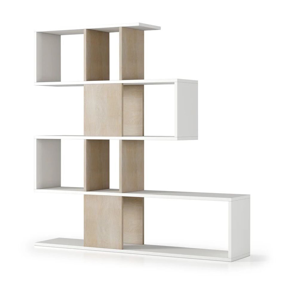 libreria-tetrix-145x29xh145cm-bianca-slash-rovere
