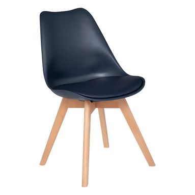SEDIA BAYA 48X53XH82CM BLU INCHIOSTRO IN PP CON SE