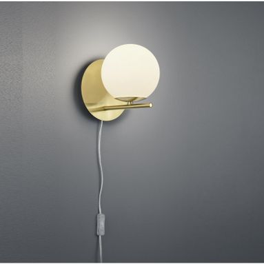 APPLIQUE E14 PURE D.16CM OTTONE OPACO