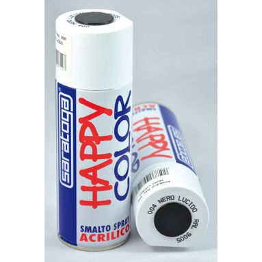HAPPY COLOR ML.400 NERO LUCIDO RAL.9005