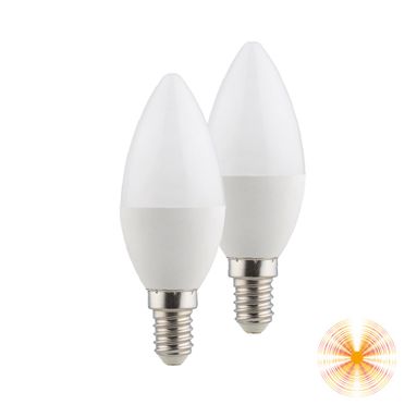 LAMPADINA LED C37 E14 3000K 5W 425LM 360°.