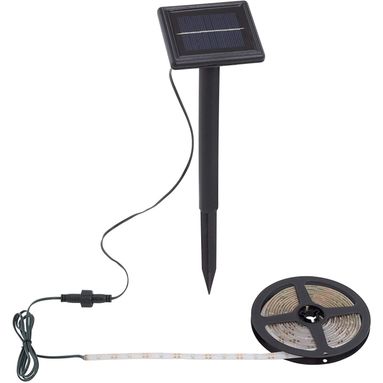 STRISCIA LED RGB CON PICCHETTO SOLARE 90LED 7,2W 3