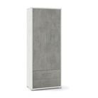 mobile-2-ante-2-cassetti-71x41xh182cm-struttura-ossido-bianco-frontale-cemento