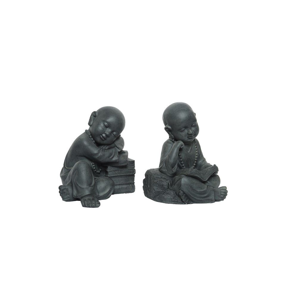 bimbo-monaco-che-riposa-h40cm-antracite-in-magnesi